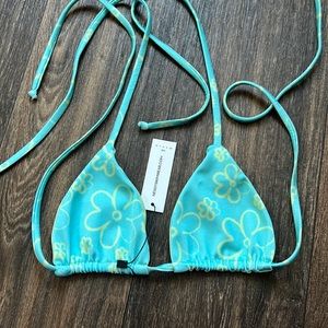 Nessy Swimwear Floral Reversibile Print Top